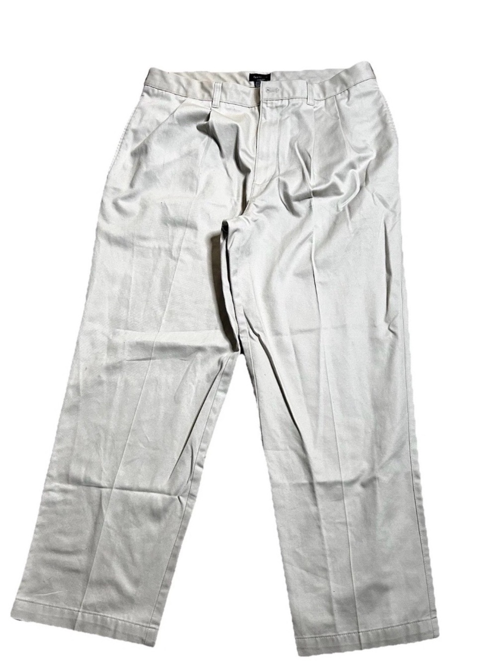 Van Heusen Men's Light Cream cotton Chinos Sz 35x30